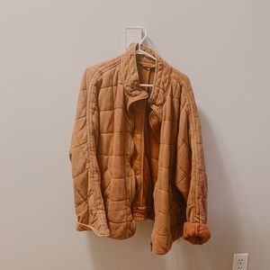 Free People Quilted Dolman Jacket